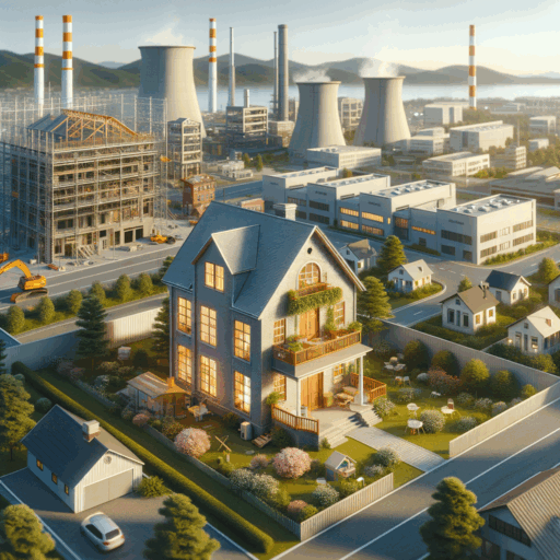 Visualize in 8K resolution, realism, professional studio quality, balanced composition, well-arranged framing, cinematic depth, natural lighting and arrangement a scene depicting key elements and revenue generation strategies of remodeling a multi-unit commercial building, a factory, a motel, and a countryside vacant house into a guesthouse. Focus on highlighting various remodeling tasks, including exterior renovation of a multi-unit building, interior loft conversion and extension in a factory, motel renovation, and interior remodeling of a countryside vacant house. Include key elements such as exterior wall repair, waterproofing, window and entrance replacements, structural safety checks, contemporary room designs, improvements in utilities, integration with local characteristics, and community spaces. Don't include babies, children, people. No odd objects and backgrounds. No Korean and other non-English text in the image. Avoid pixelation, distortion, low-resolution, watermarks, and overexposure.